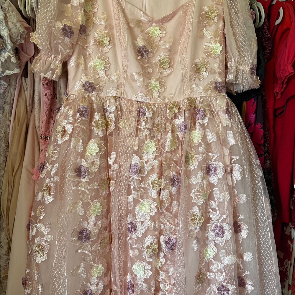 Cupcake dress JessaKae Pink and Purple Floral Kids Dress